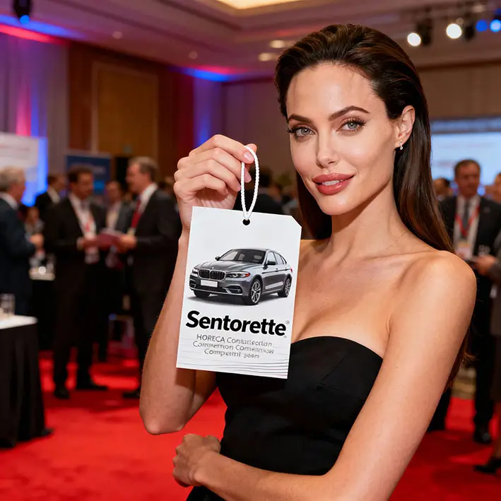 Odorizante auto personalizate: gadget-premiu pentru concursuri, convenții și competiții Horeca﻿﻿